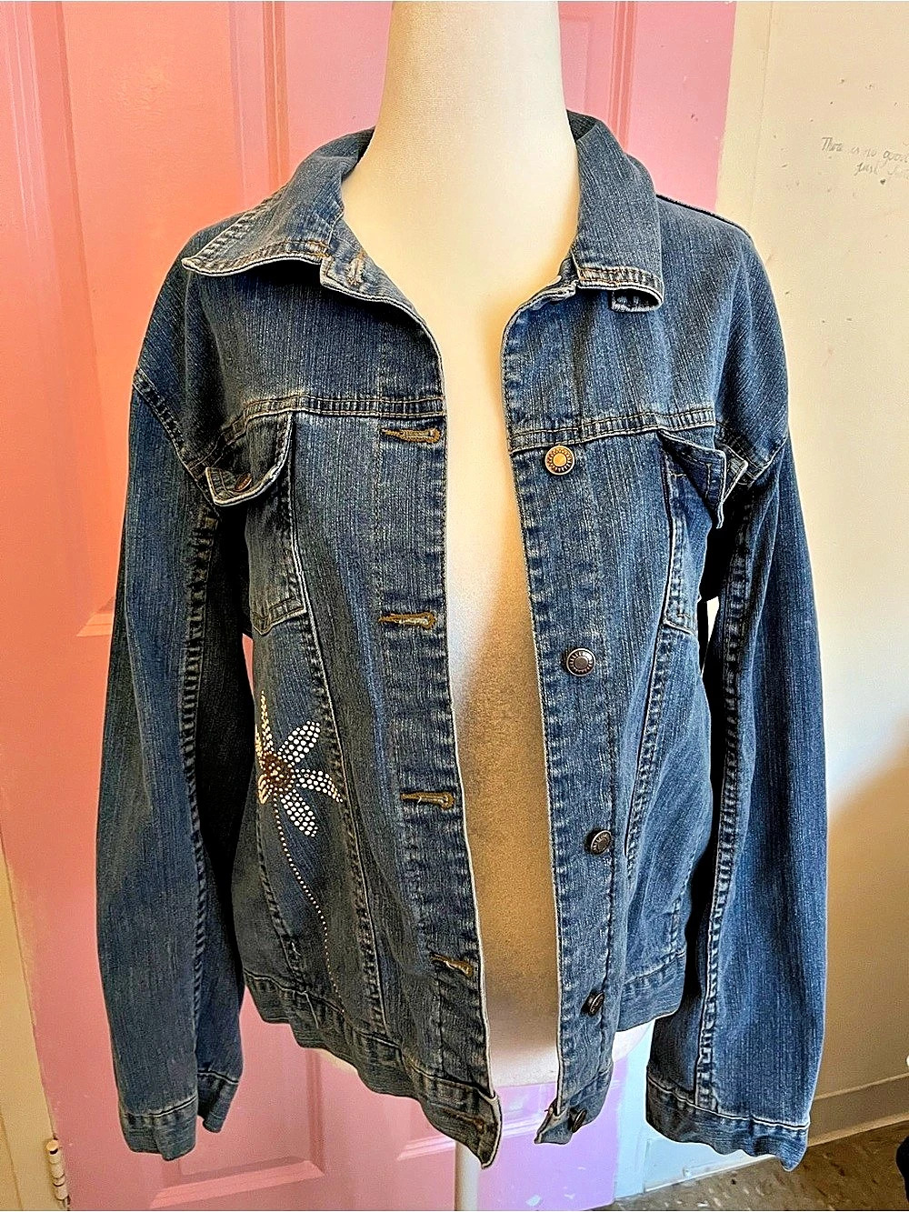 70s style Blue Denim Jacket Like New